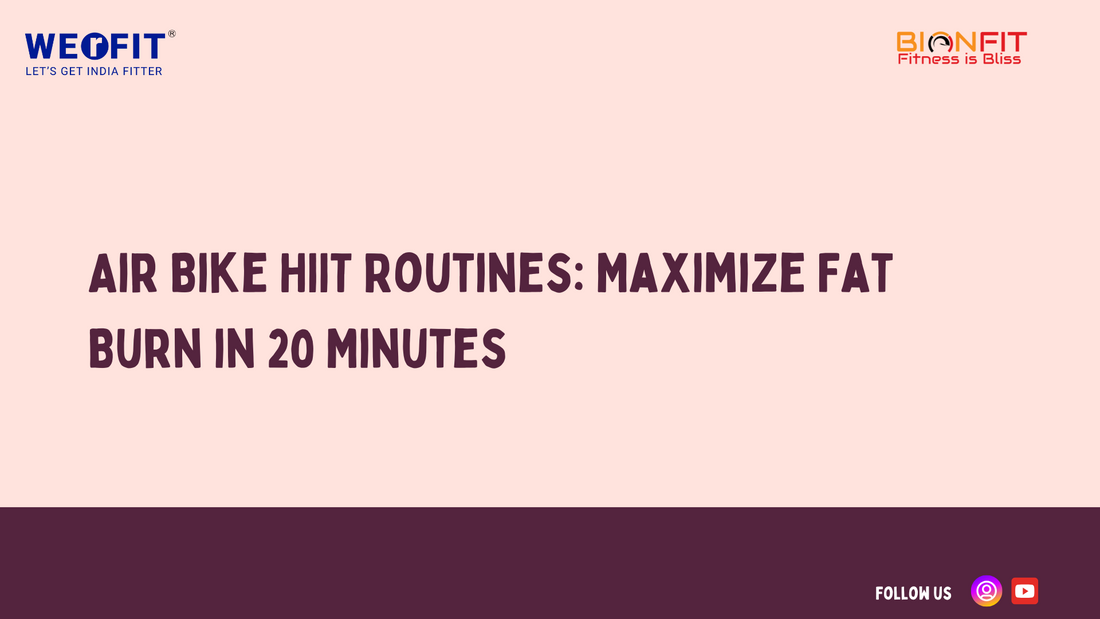 Air Bike HIIT Routines: Maximize Fat Burn in 20 Minutes