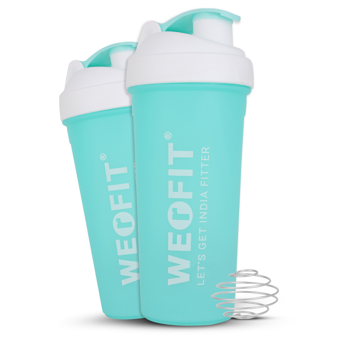 BIONFIT Sports and Hiking Bottle, 100% Leak-Proof 700 ml Shaker (Pack of 1, Blue, White, Plastic)