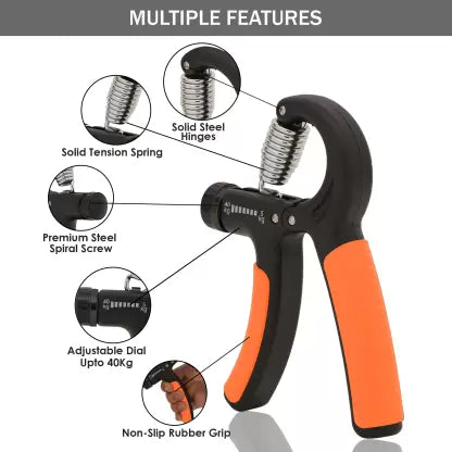 WErFIT Adjustable Hand Grip Strengthener - Improve Hand & Forearm Strength (10-40 Kg)