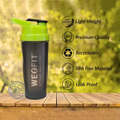 WErFIT Gym Shaker Bottle for Protein Shake, Sports and Hiking Bottle, 100% Leak-Proof 700 ml Shaker