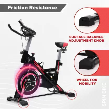 BIONFIT BNF-01 Pro: Spin Bike for Home Fitness & Weight Loss (6kg Flywheel)