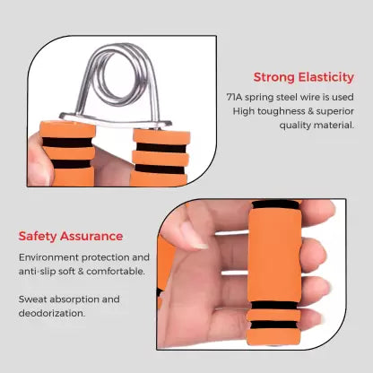 WErFIT Foam Hand Grip Strengthener,Hand & Forearm Exerciser for Men & Women Hand Grip/Fitness Grip