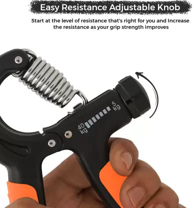 WErFIT Adjustable Hand Grip Strengthener - Improve Hand & Forearm Strength (10-40 Kg)