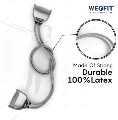 WErFIT Double Resistance Bands with Carry Bag For Stretching Exercise For Men & Women Resistance Tube