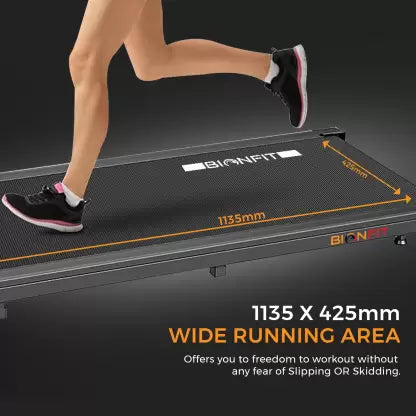 BIONFIT Treadmill for Home Gym 110 kg (2 HP) Foldable Running Machine for Fitness Treadmill