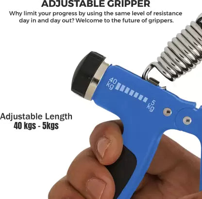 BIONFIT Adjustable Hand Grip Strengthener,Hand & Forearm Exerciser(5-40 Kg) Men & Women Hand Grip/Fitness Grip
