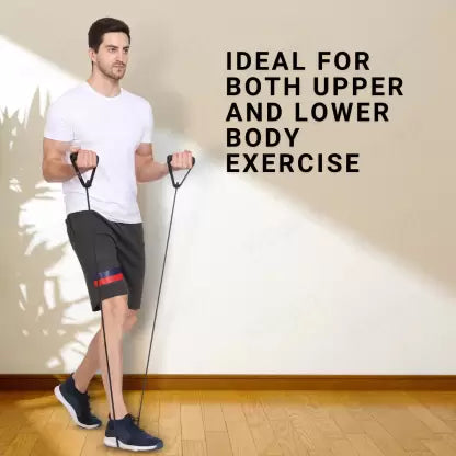 WErFIT Resistance Single Toning Tube Free Door Anchor Body Workout & Stretching (10-15KG) Resistance Tube