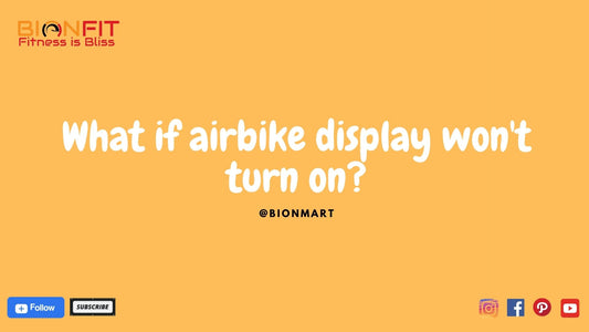 What if airbike display won't turn on?