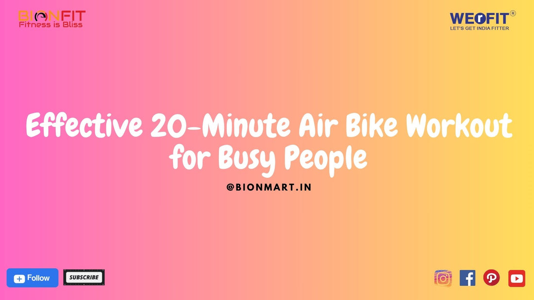 Effective 20-Minute Air Bike Workout for Busy People