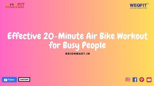 Effective 20-Minute Air Bike Workout for Busy People