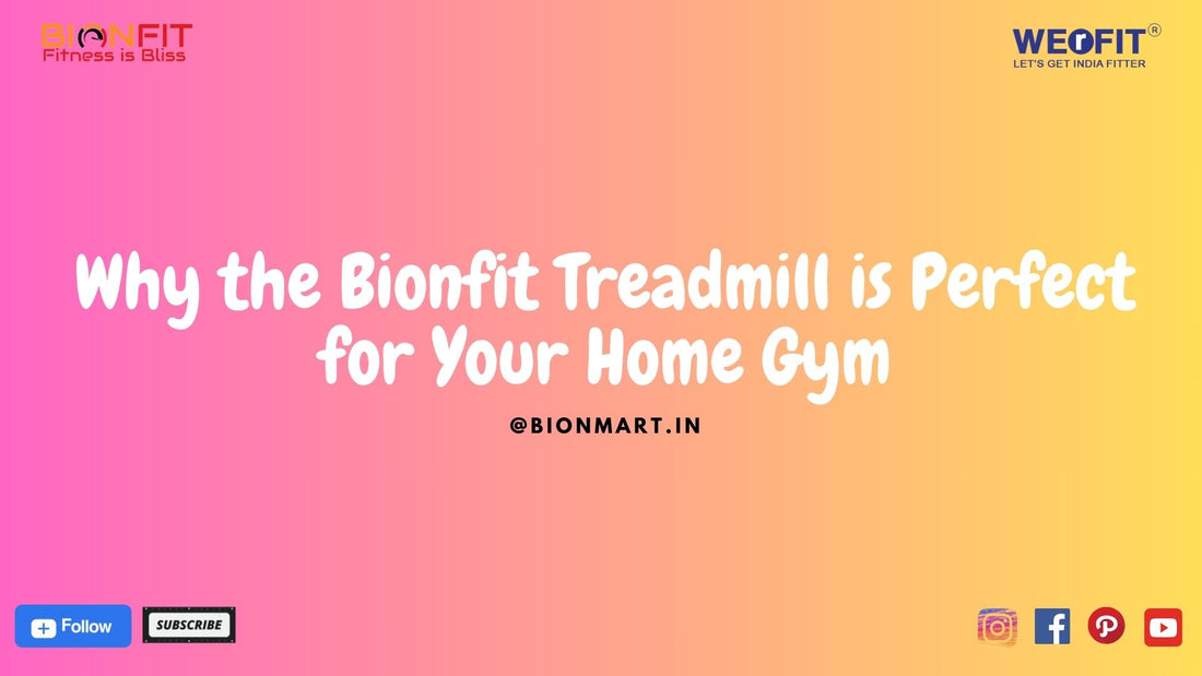 Bionfit treadmill in a modern home gym setting