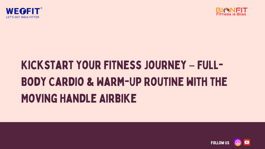 Kickstart Your Fitness Journey – Full-Body Cardio & Warm-Up Routine with the Moving Handle Airbike