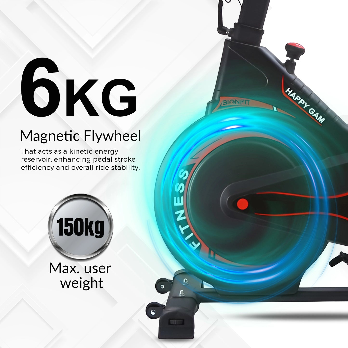 Exercise bike 150kg user weight online