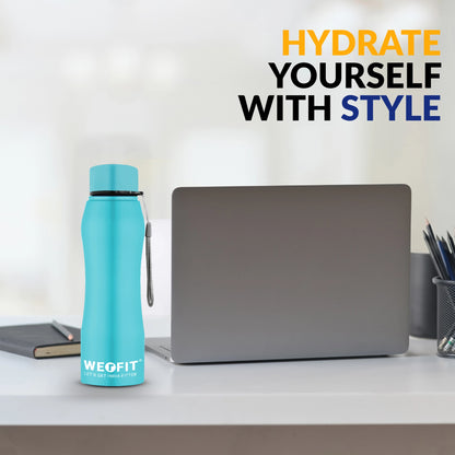 WErFIT Stainless Steel Water Bottle for Gym Park Cycling Yoga Office School Sports 900 ml Shaker