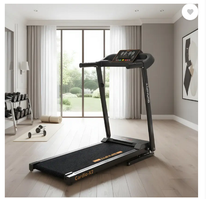 BIONFIT CARDIO-X2 Treadmills for Home | Foldable Running Machine, 3 HP Peak Motorized Treadmill (Max Weight:100 kg)