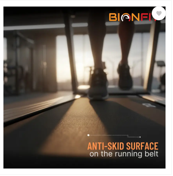 BIONFIT CARDIO-X2 Treadmills for Home | Foldable Running Machine, 3 HP Peak Motorized Treadmill (Max Weight:100 kg)