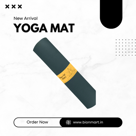 WErFIT 4mm Soft Premium EVA Yoga Mat, Anti Skid, Home Exercise & Gym workout, for Men Green 4 mm Yoga Mat
