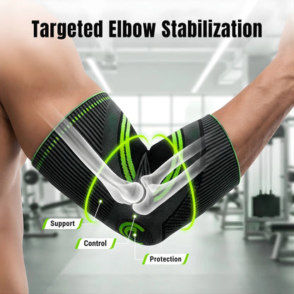 Elbow Support for Gym, Pack of 2, Tennis Elbow & Pain Relief Sleeves Men & Women