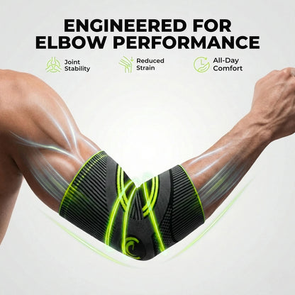 Elbow Support for Gym, Pack of 2, Tennis Elbow & Pain Relief Sleeves Men & Women
