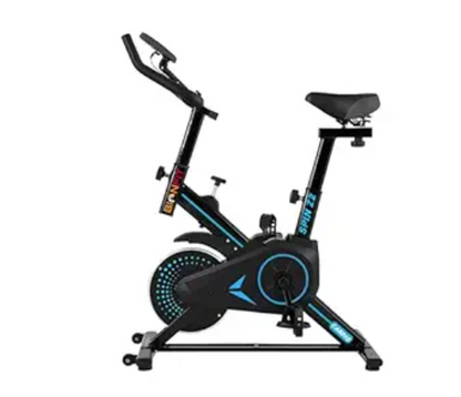 BIONFIT Spin z2 Exercise Bike for Home | Gym Cycle for Cardio Fitness & Workout with 6 kg Flywheel | Adjustable Resistance & LED Display, Cushioned Seat | Indoor Spin Bike Cycling Machine for Men