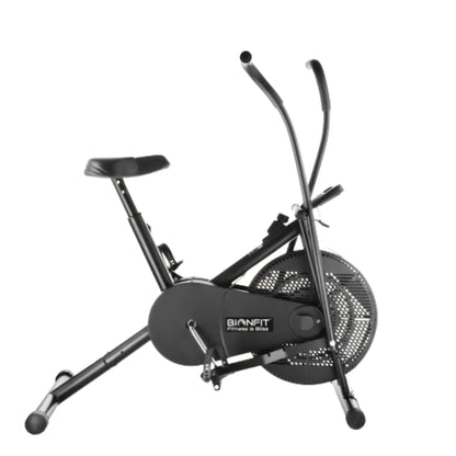 Bionfit ON01M 100kg Weight Capacity Moving Handle Air Bike - Low Impact, Full-Body Workout