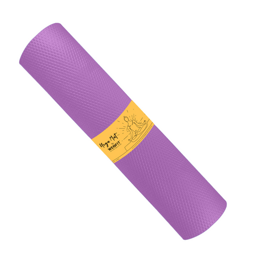 WErFIT 4.5mm Ultra Premium EVA Yoga Mat, Anti Skid, Home Exercise & Gym Workout, Women Purple 4.5 mm Yoga Mat