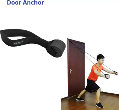 WErFIT Resistance Band toning tube with Door Anchor, Exercise & Workout for Men & Women Resistance Tube