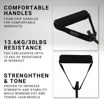 WErFIT Resistance Single Toning Tube Free Door Anchor Body Workout & Stretching (10-15KG) Resistance Tube
