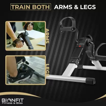 Bionfit Mini Peddler Exercise Cycle: Stay Active Anywhere, Anytime!